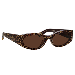 OVALO LEOPARD/ YELLOW GOLD/ BROWN